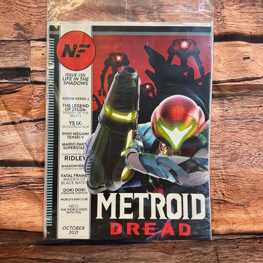 Nintendo Force NF Magazine Issue 55 Metroid Dread New In Bag NIB October 2021